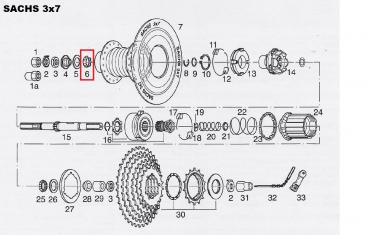 KUGELHALTER   Ø 24,0 MM, 7/32"x9,